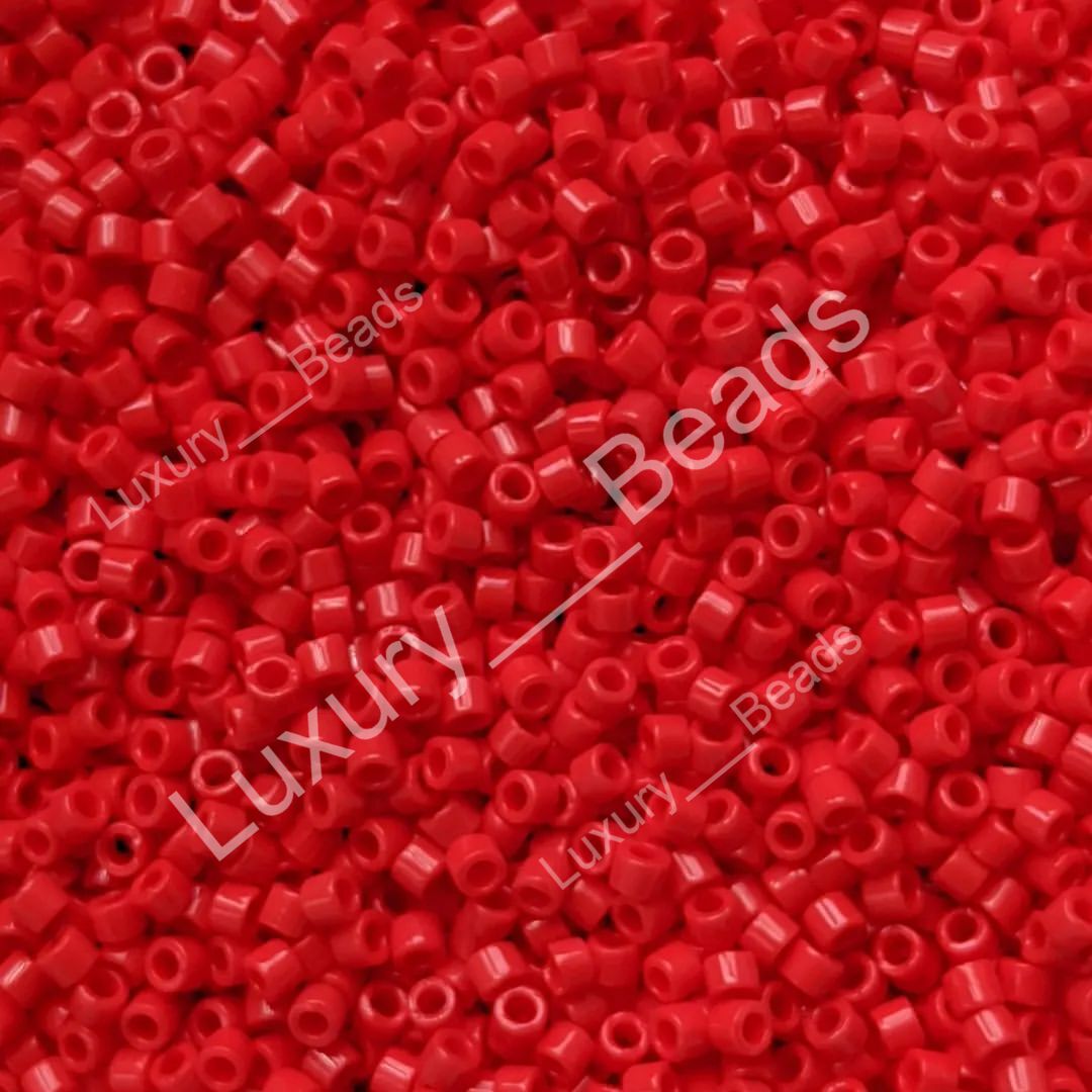 Японский бисер Miyuki Delica цилиндрический 11/0 DB-0723 Opaque Dark Cranberry