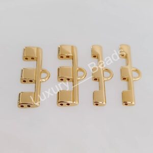 Концевик Tila тройной широкий (золото 24KT)
